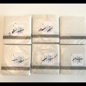 Hearth & Hand Black Stripe Paper Napkins 6 Sets